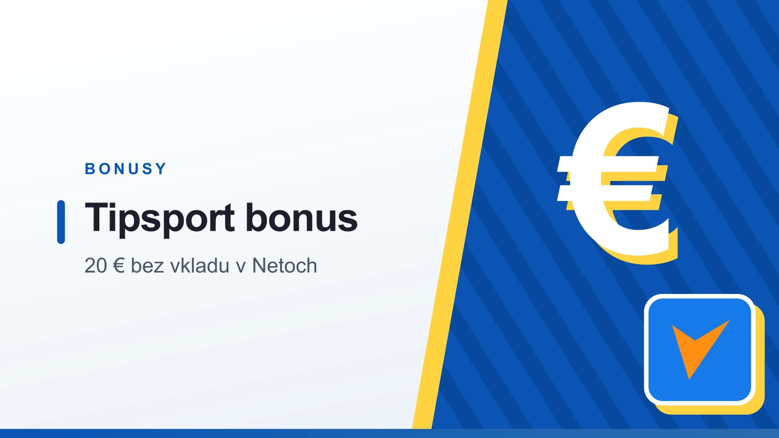 Ilustrácia k bonusu za registráciu v stávkovej kancelárii Tipsport
