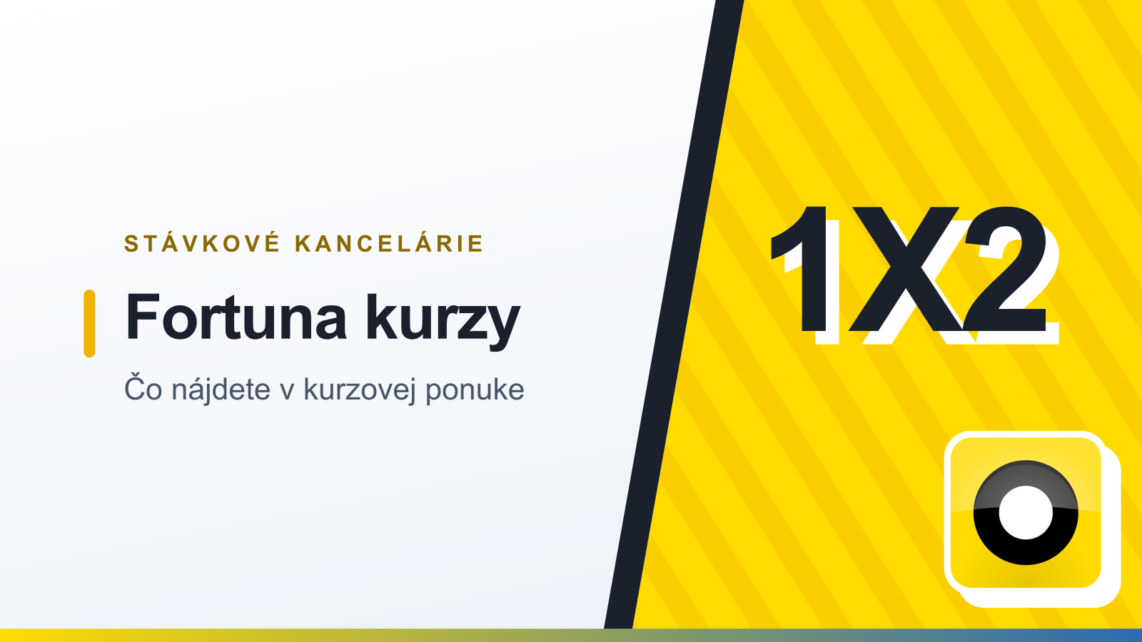 Kurzová ponuka stávkovej kancelárie Fortuna na obrazovke