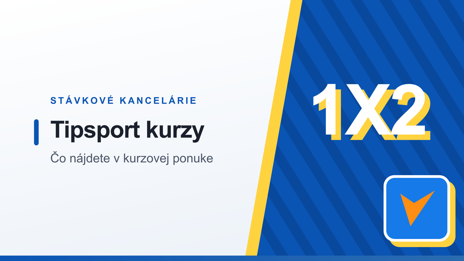 Kurzová ponuka stávkovej kancelárie Tipsport na obrazovke